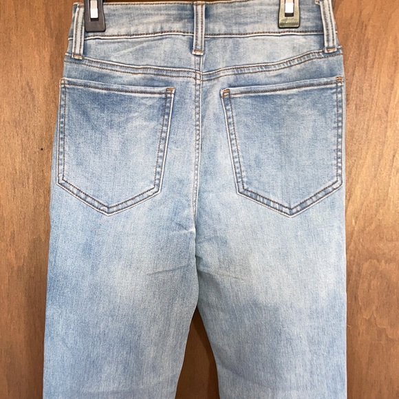 So Skinny jean High rise backed distressed jean with stretch & lycra size 1 / 25 - Picture 10 of 17